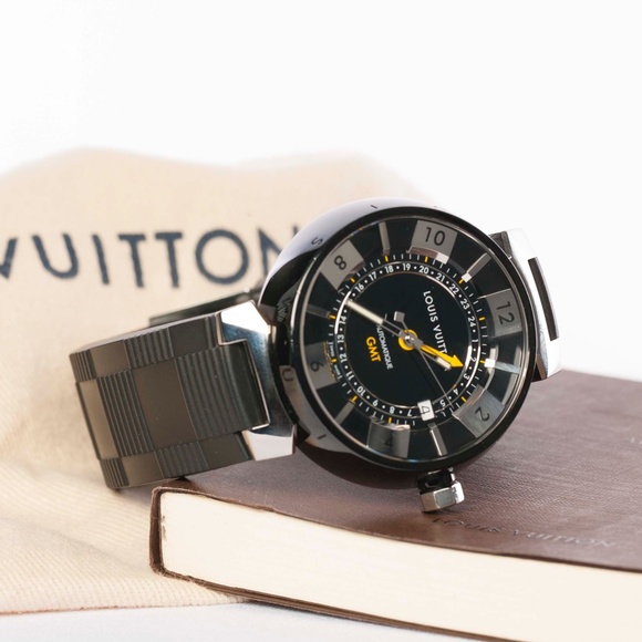 Louis Vuitton Other - Aut LOUIS VUITTON Mens Tambour GMT Automatic Watch
